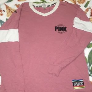 PINK long sleeve tee
